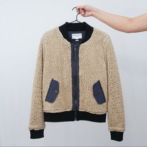 Anthropologie Marrakech Sherpa Bomber